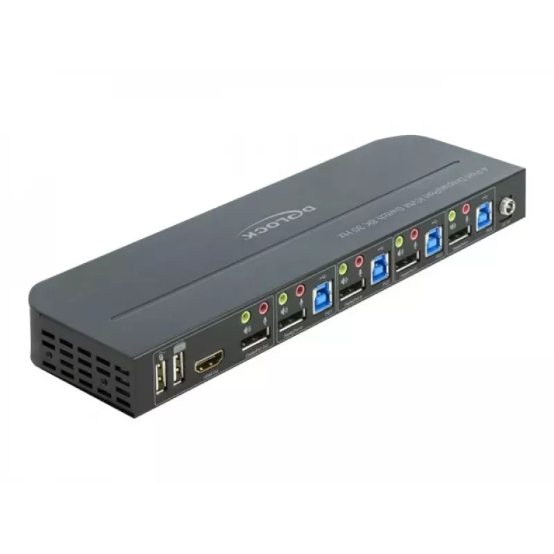 KVM-Switch DeLOCK 11484 Schwarz
