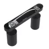 Maclean MCE452 B Wand- und Deckenstrahler, beweglich, Aluminium, 2xGU10, Schwarz matt