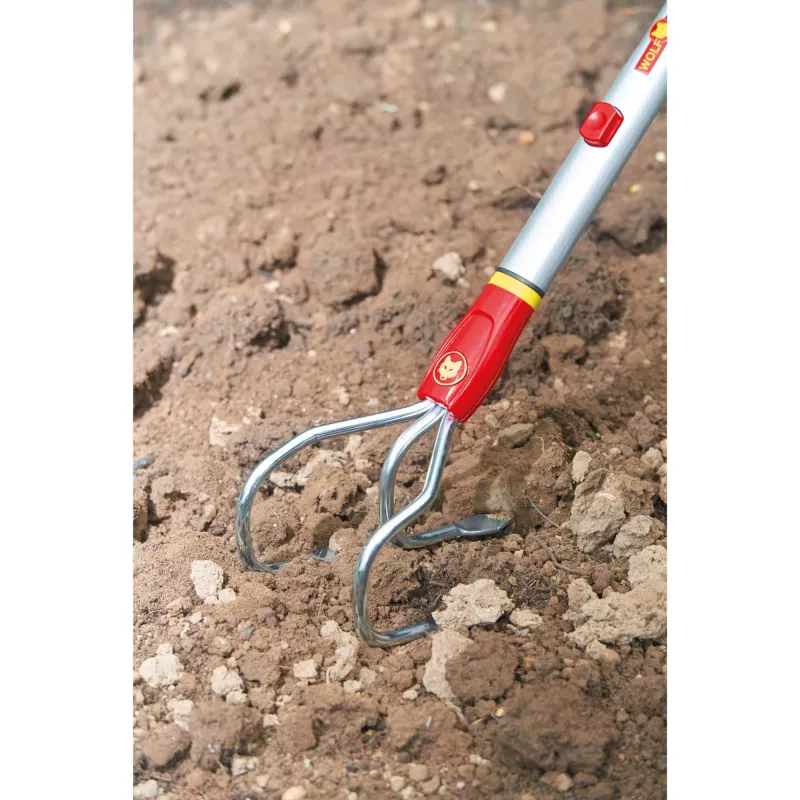 WOLF-Garten BE-M Multi-Star Handgrubber, 11 cm, Rot/Gelb (71AAA003650)