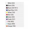 Wiederverwendbarer Kabelbinder Velcro ONE-WRAP 150×20 mm Polypropylen Weiß, 100 Stk.