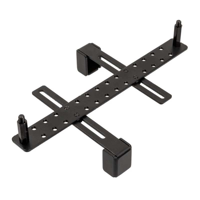 Lian Li GB-002 Universal-Grafikkartenhalter, Stahl, 128,4 mm, Schwarz, 2 Stück