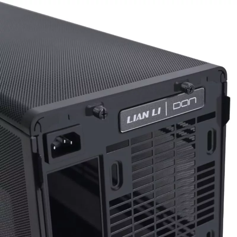 PC-Gehäuse Lian Li A3-mATX Micro Tower — Micro-ITX/Micro-ATX, Wood & Schwarz, unterstützt ATX/SFX/SFX-L-Netzteile