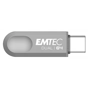 USB-Stick Emtec 64 GB USB Typ-A USB Typ-C D280