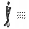 DeepCool FL12 3-in-1 120-mm-Gehäuselüfter (3 Stück), 500-2150 U/min, fluiddynamisches Lager, 32 dB, Schwarz