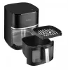 Amica AFM 6020 Heißluftfritteuse, 7,2 l, 1700 W, 10 Programme, LCD-Display, schwarz