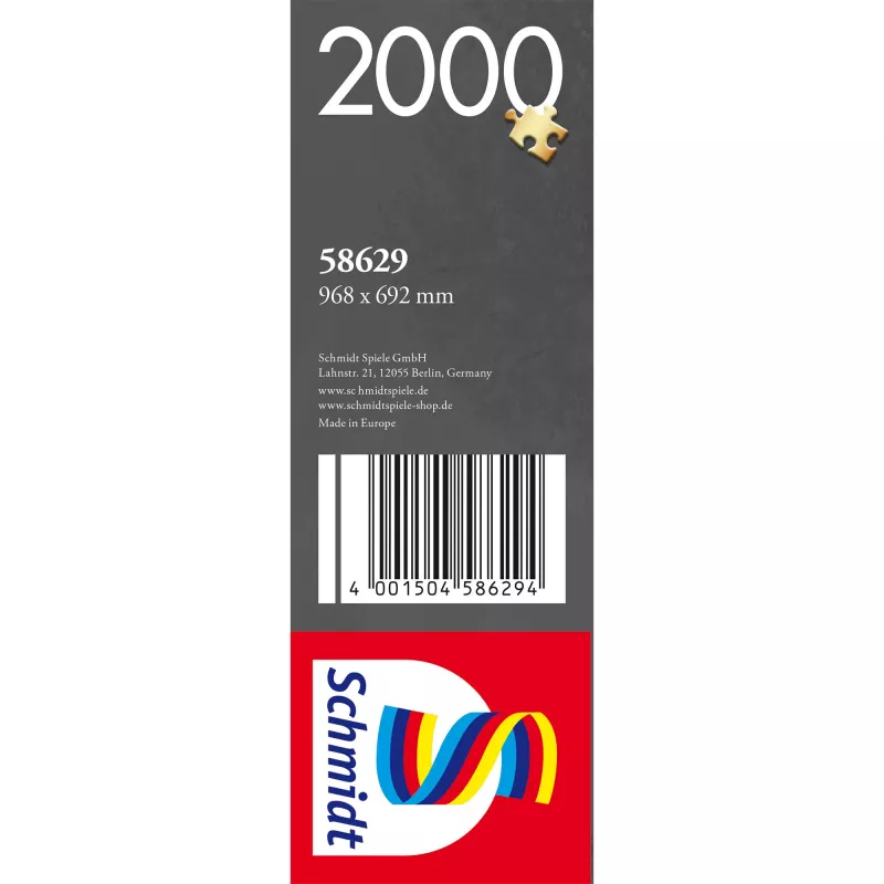 Puzzle Schmidt Spiele 58629 — 2000 Teile, empfohlenes Alter 14+