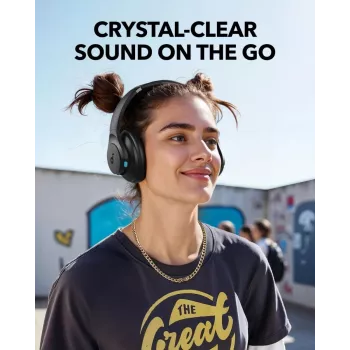 Over-Ear-Kopfhörer Anker Soundcore Q11i, Bluetooth 5.0, bis zu 20 h Akku, eingebautes Mikrofon, dunkelgrau