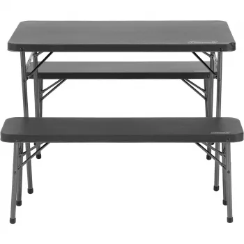 Campingtisch Coleman 2199746 schwarzer Stahlrahmen Polypropylenplatte