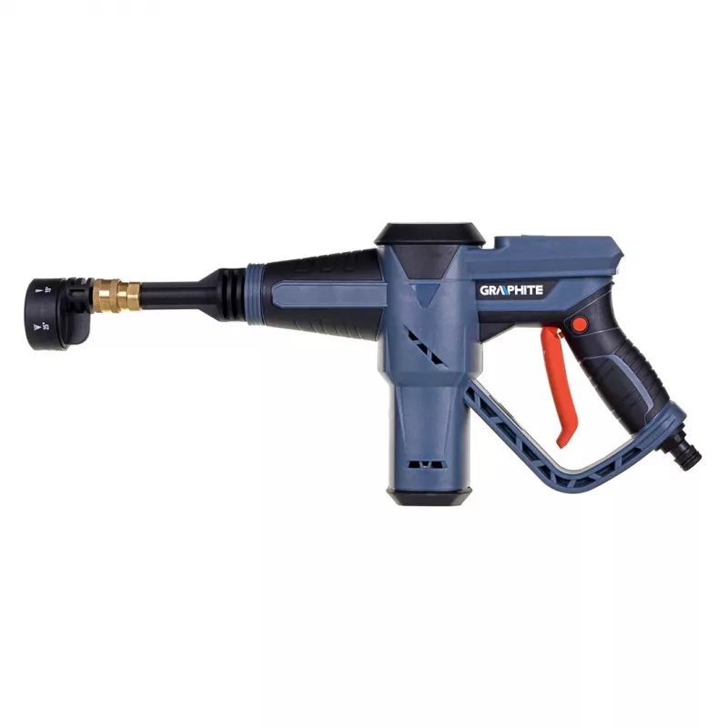 Graphite 58G083 Hochdruckreiniger Compact Battery 170 l/h Grau