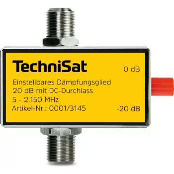TechniSat 0001/3145 HF-Verstärker/Dämpfungsglied, silber