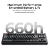Mechanische Tastatur Keychron V3 Ultra 8K — Kabelgebunden & Bluetooth, QWERTY-Layout, RGB LED, Schwarz