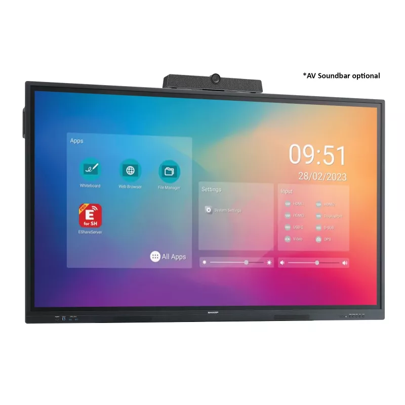 Digital-Signage-Flachbildschirm Sharp PN-LC752 75 Zoll LCD 4K Ultra HD 3840 x 2160