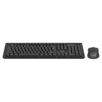 Savio KB-03 Tastatur Maus inklusive Home/Office USB QWERTY US Englisch Schwarz