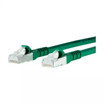 METZ CONNECT Patchkabel S/FTP Cat.6A grün 1,0m