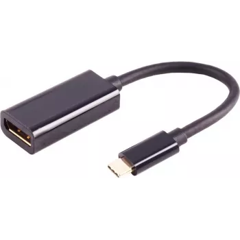 shiverpeaks BASIC-S BS14-05061 USB-C auf DisplayPort Adapter, 8K 60 Hz, Schwarz
