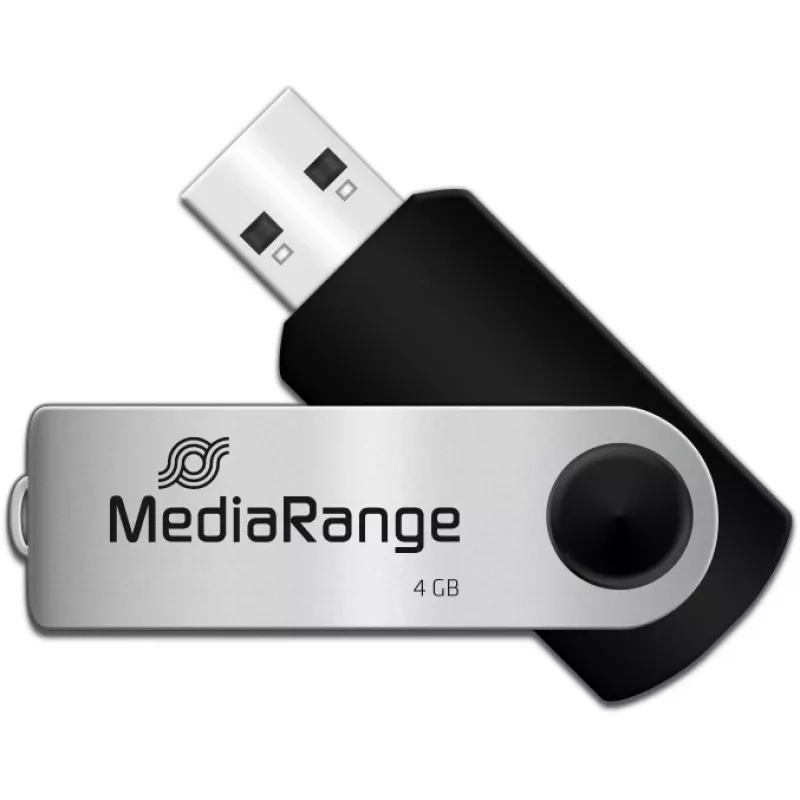 USB-Stick MediaRange 4 GB USB Typ-A Micro-USB MR907