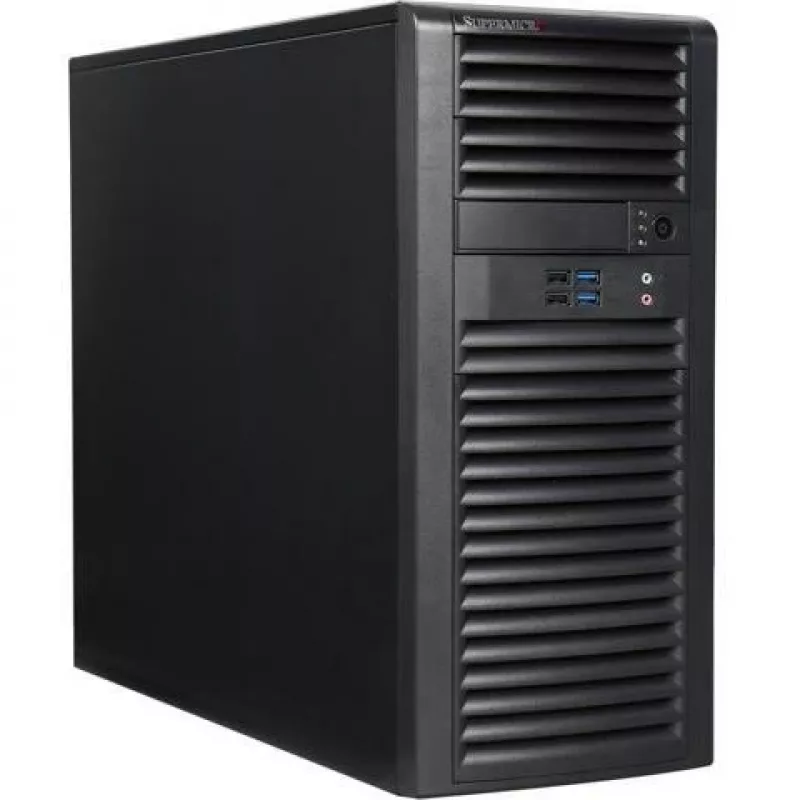 Supermicro SuperChassis 732D4-903B Tower-Servergehäuse, E-ATX, 900 W, schwarz, USB/Audio