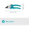 Gardena EasyCut 12230-20 Bypass-Gartenschere, 20 mm, Türkis