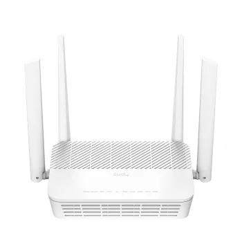 Cudy WR3000P Tisch-WLAN-Router Wi‑Fi 6 Dual-Band 2,4/5 GHz, 2,5 Gigabit Ethernet, 3 LAN-Ports, weiß