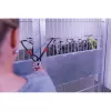 ABUS Touch 57/45 biometrisches Vorhängeschloss 62575, Fingerabdrucksensor, 45 mm, IP66/IP68, wetterfest, Silber