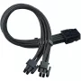 SilverStone SST-PP07E-EPS8B Verlängerungskabel EPS 8-Pin auf EPS/ATX 4+4-Pin, 30 cm, schwarz