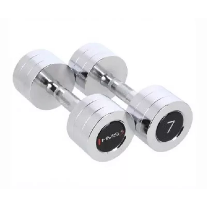 HMS Fitness CHD07 Festgewicht-Hantel 7 kg 2 Stück