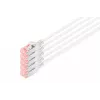 Digitus DK-1624-100S-5 CAT 6 U/FTP Slim Patchkabel, 10 m, grau, 5er-Pack