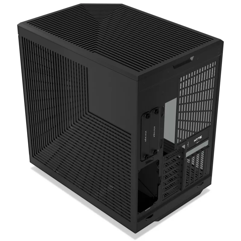HYTE Y70 CS-HYTE-Y70-B Midi-Tower PC-Gehäuse, E-ATX, Hartglas, Pitch Black