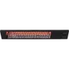 Infrarotheizung SUNRED PRO25W-SMART, wandmontiertes Dreieck dunkel, 2500 W, schwarz, IP55