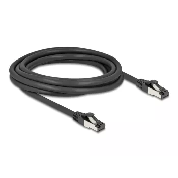 Netzwerkkabel DeLOCK 80573 RJ-45 Cat8.1 3 m Schwarz