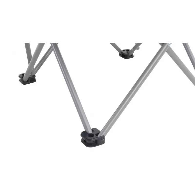 Campingstuhl Outwell 470474 — 4-Bein-Klappstuhl, maximale Belastbarkeit 150 kg, Schwarz/Grau