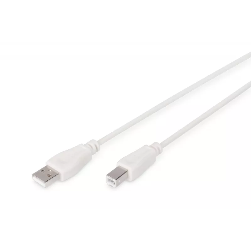 Assmann USB-Verbindungskabel. Typ A - B M/M. 1,8 m. USB 2.0 geeignet. UL. be (AK-300102-018-E)