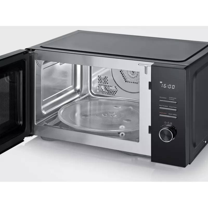 Kombi-Mikrowelle SEVERIN MW 7798, Tischgerät, 29 L, 900 W, Schwarz, 315 mm Drehteller