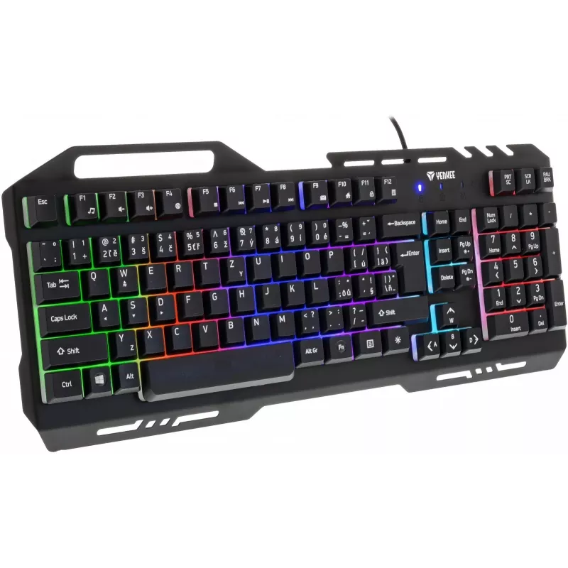 Tastatur YKB 3200 SHADOW metal, LED