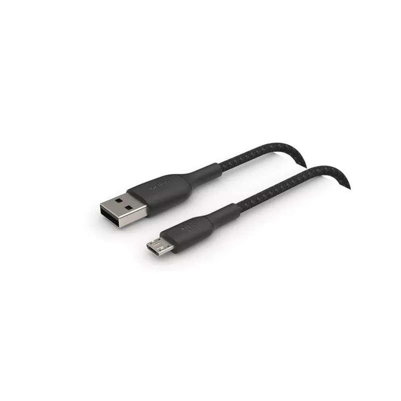USB-Kabel Belkin CAB007bt1MBK 1m USB A Micro-USB A Schwarz