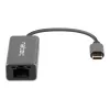 Natec Cricket NNC-1925 USB-C 3.1 Gen 1 auf RJ45 Ethernet-Adapter, 1000 Mbit/s, 15 cm Kabel, Aluminium, grau