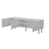 TV-Schrank Cama LUCCA 3D 165×40×59 cm, weiß, Spanplattenoberseite