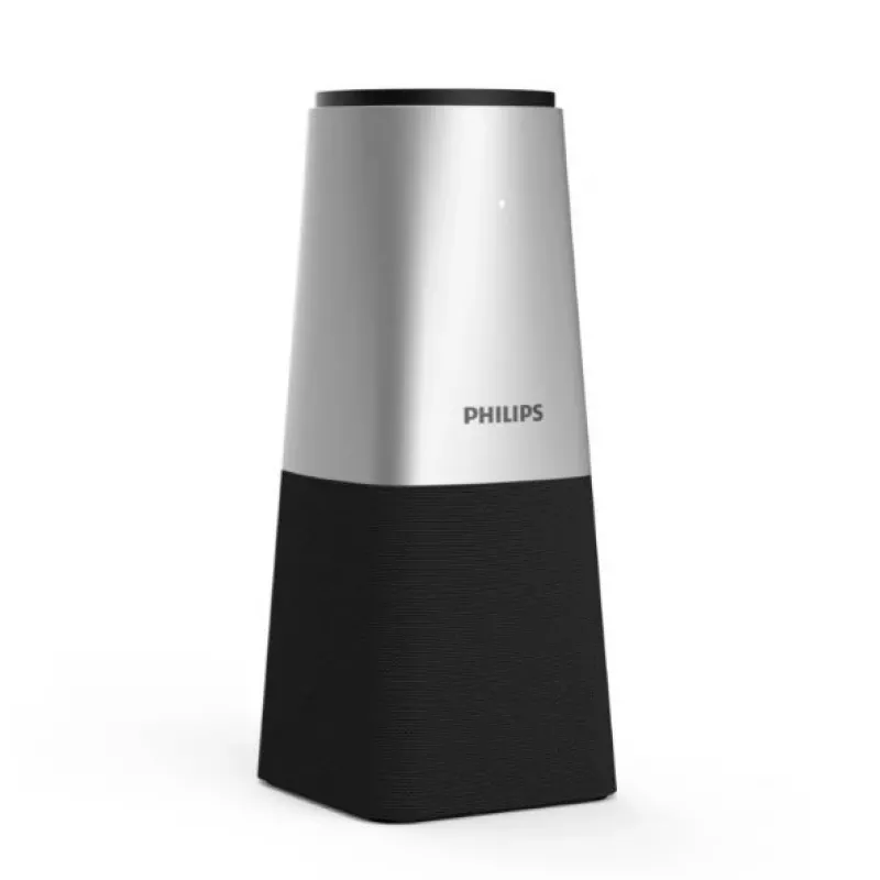 Philips PSE0540 Smart Meeting tragbares Konferenzmikrofon, USB-C, Schwarz/Silber