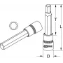 Steckschlüsselsatz KS Tools 911.1325 1/2 Zoll Antrieb Metrisch 2,2 cm Durchmesser