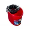 Vileda SuperMocio Torsion Power Eimer mit Presse, Rot