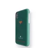 Handyhülle VixFox für Samsung S9 — Kartenfach, waldgrün