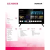 24 Zoll SENCOR SLE 24S803B HD Ready SMART TV mit webOS, Wi‑Fi, Bluetooth, DVB-T2/C/S2, 1366×768