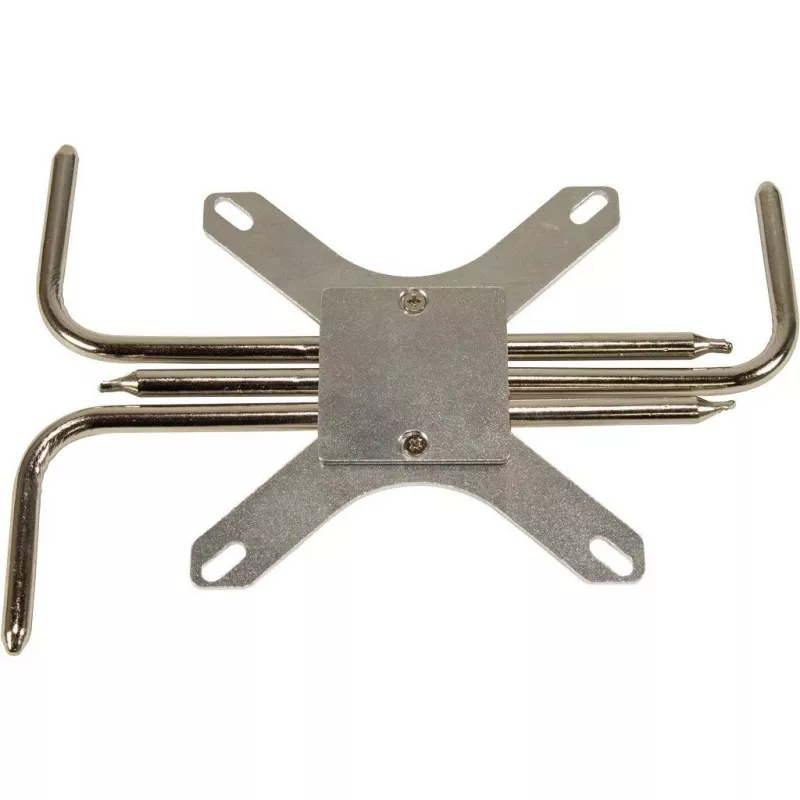 Kühlkörper Inter-Tech IP-3, Kupfer, Silber, 165x100x12 mm