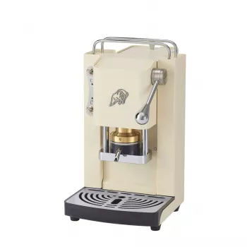 Faber Pro Essential 3.0 Espressomaschine für E.S.E.-Pads, Old British Heritage Weiß / Chrom