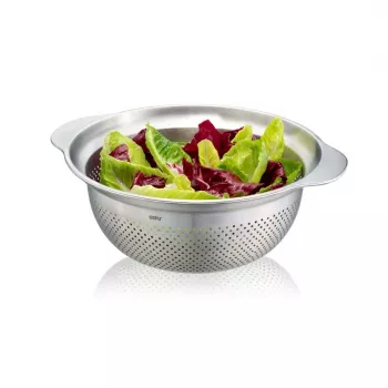 GEFU Küchensieb PREMIO G-28132, 27 cm Edelstahlgewebe, Handsieb