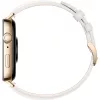 Watch Fit 3 (Solo-B19V), Smartwatch gold/weiß, Lederarmband in Weiß