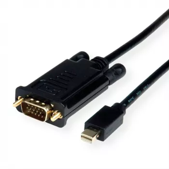ROLINE 11.04.5975 Video-Kabel-Adapter 1 m Mini DisplayPort VGA (D-Sub) Schwarz (11.04.5975)