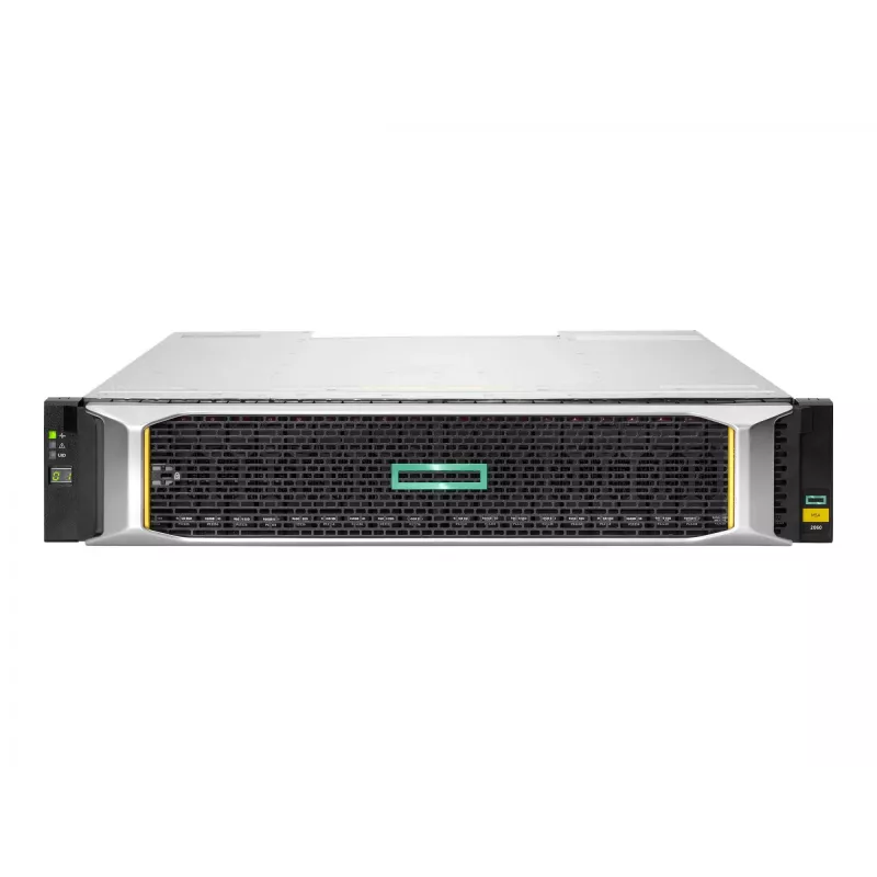 HPE MSA 2060 R0Q74B 16-Gb-Fibre-Channel-SFF-Storage-Festplatten-Array, 24 Schächte (SAS-3), 0 TB, Rack 2U