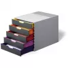 Durable VARICOLOR 5 Schubladenbox, 5 Schubladen, Mehrfarbig