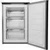 Bomann GS 7253 Gefrierschrank, 87 Liter, Energieeffizienzklasse C, Klimaklasse SN-T, Türanschlag wechselbar, Edelstahl-Optik dunkel, schwarz